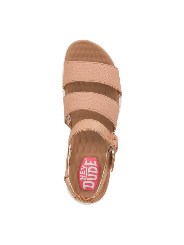 Hey Dude Ženske ružičaste sandale na platformi Hey Dude