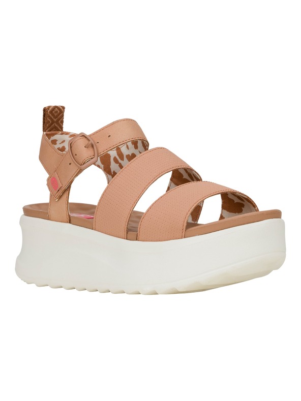 Hey Dude Ženske ružičaste sandale na platformi Hey Dude