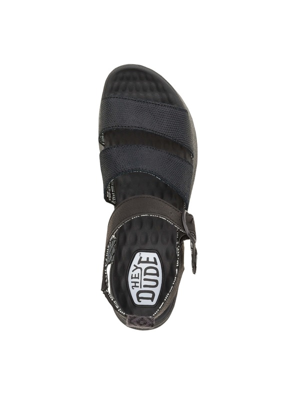 Hey Dude Ženske crne sandale na platformi Hey Dude