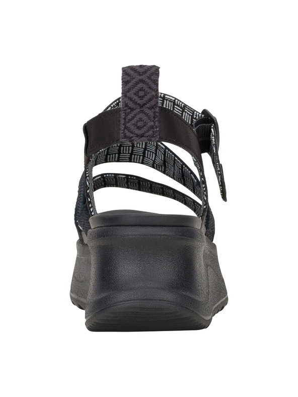 Hey Dude Ženske crne sandale na platformi Hey Dude