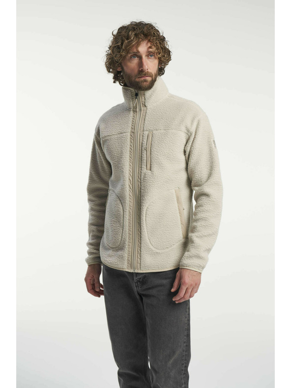 Tenson Muška flis jakna Tenson Yoke Full Zip M svijetlo bež