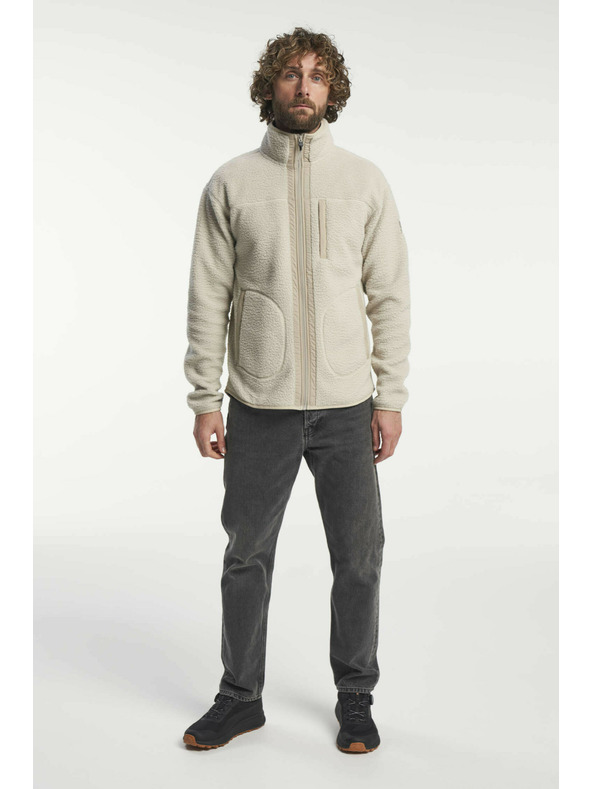 Tenson Muška flis jakna Tenson Yoke Full Zip M svijetlo bež