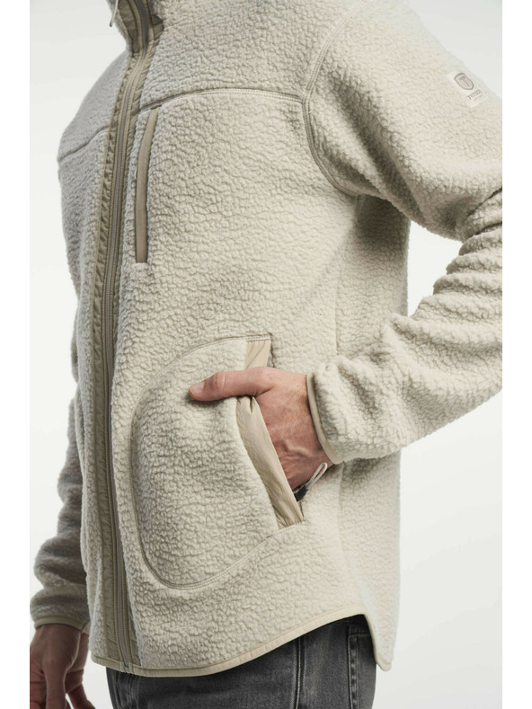 Tenson Muška flis jakna Tenson Yoke Full Zip M svijetlo bež