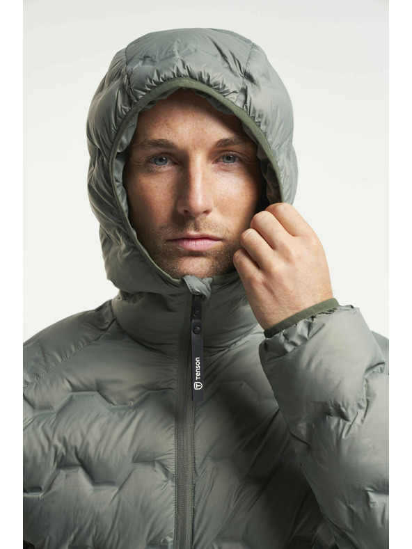 Tenson muška perjanica TENSON Shibui Puffer Jacket M sivo-zelena