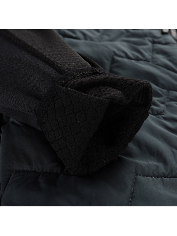 ALPINE PRO Muška dukserica s merino punjenjem ALPINE PRO JORW tamno sive boje