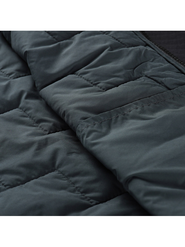 ALPINE PRO Muška dukserica s merino punjenjem ALPINE PRO JORW tamno sive boje