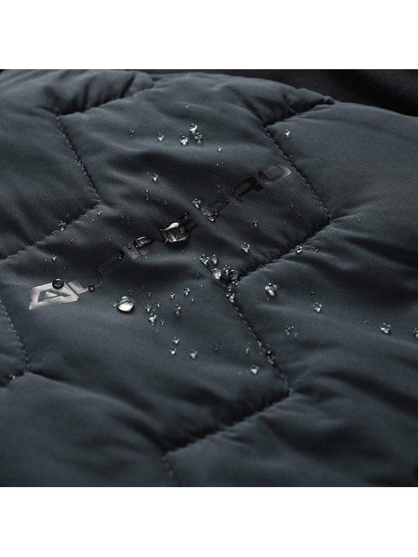 ALPINE PRO Muška dukserica s merino punjenjem ALPINE PRO JORW tamno sive boje