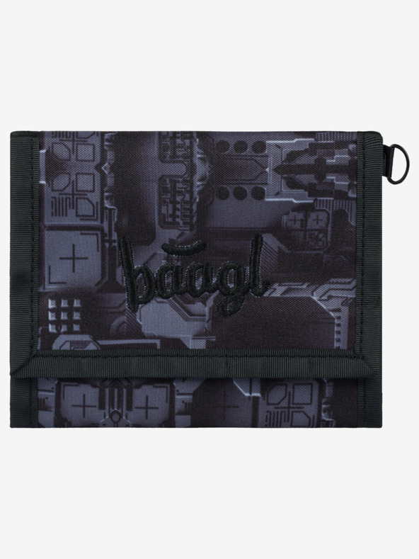 BAAGL  Sivi novčanik Baagl Technic