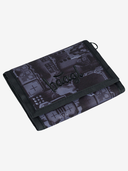 BAAGL  Sivi novčanik Baagl Technic