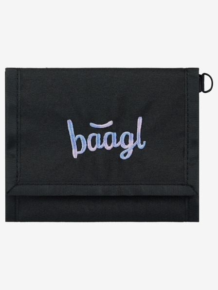 BAAGL  Baagl metalik holo crni novčanik