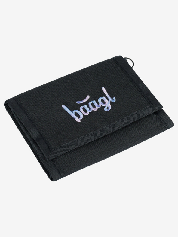 BAAGL  Baagl metalik holo crni novčanik