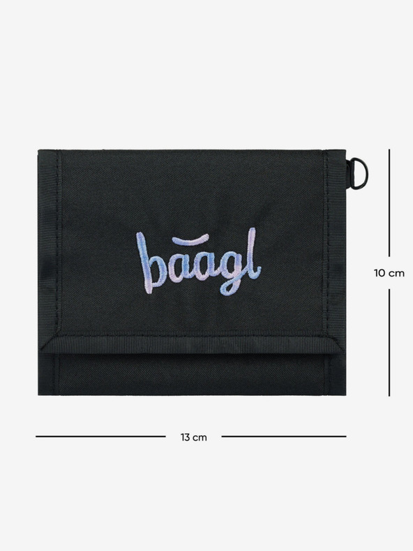 BAAGL  Baagl metalik holo crni novčanik