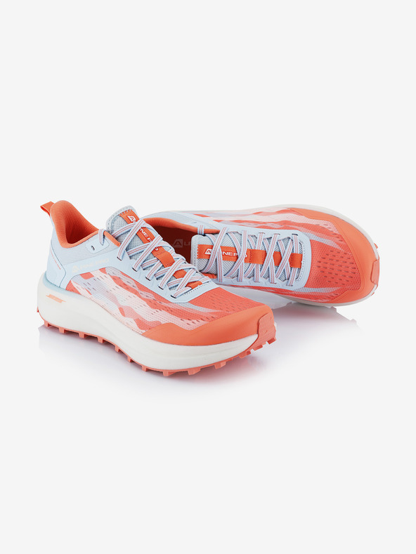 ALPINE PRO Tenisice za trčanje s antibakterijskim uloškom ALPINE PRO GESE neon salmon