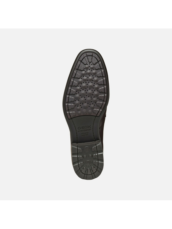 Geox Tamnosmeđe muške mokasine Geox Walk Pleasure F