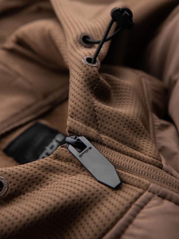 Ombre Clothing Muška lagana šarena sportska jakna s flisom Ombre Clothing