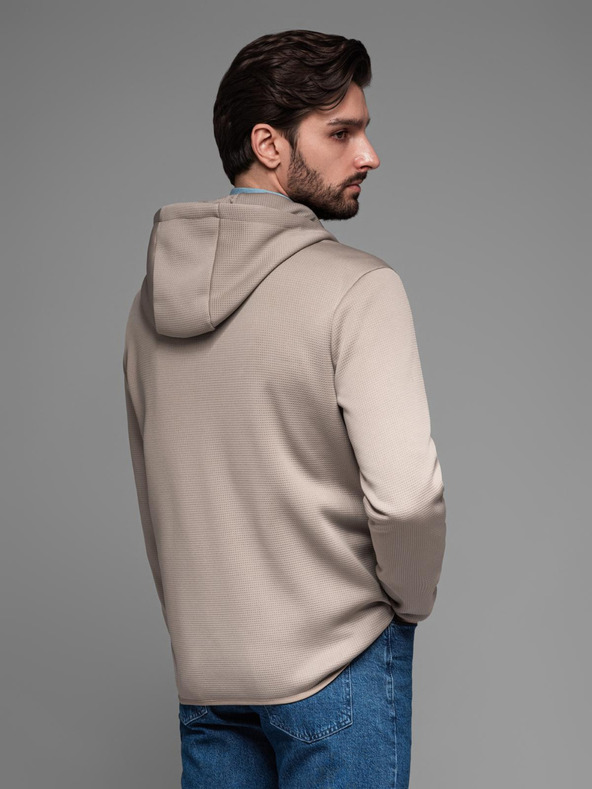 Ombre Clothing Muška lagana šarena sportska jakna s flisom Ombre Clothing