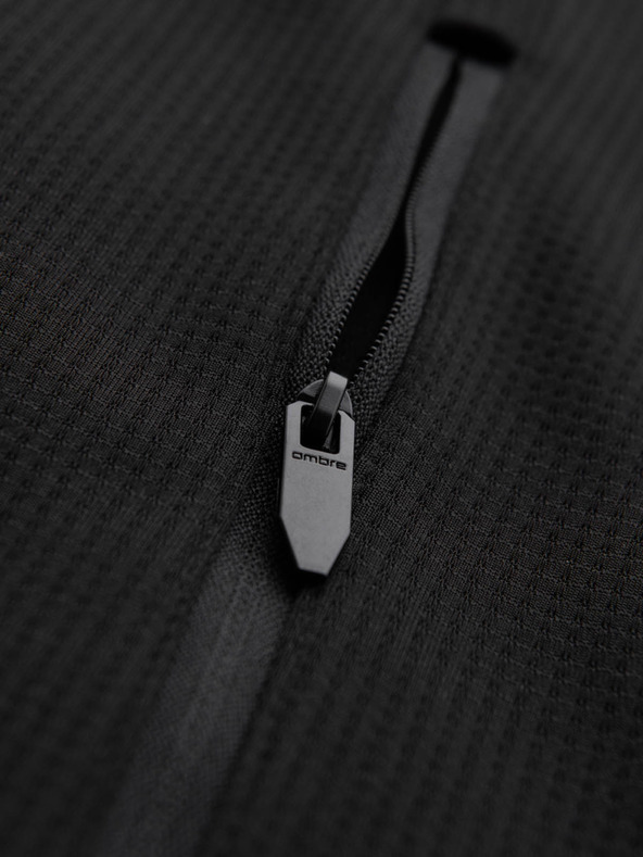 Ombre Clothing Muška lagana šarena sportska jakna s flisom Ombre Clothing