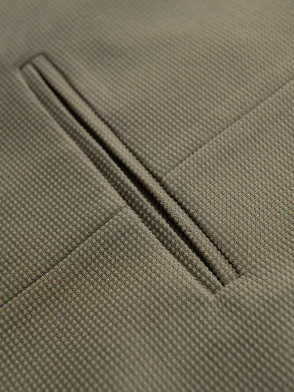 Ombre Clothing Muški strukturirani pleteni prsluk po mjeri s preklopnicima Ombre Clothing