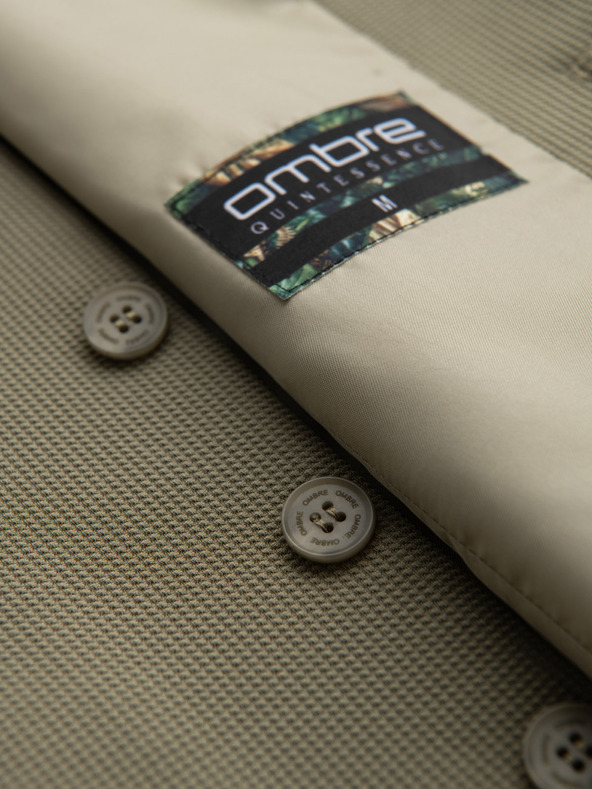 Ombre Clothing Muški strukturirani pleteni prsluk po mjeri s preklopnicima Ombre Clothing