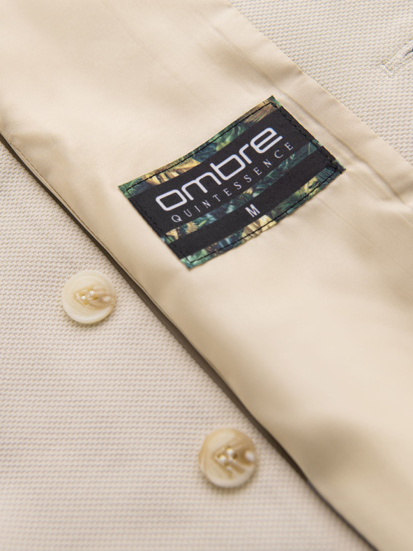 Ombre Clothing Uski elegantni muški prsluk s elastanom i preklopnicima Ombre Clothing