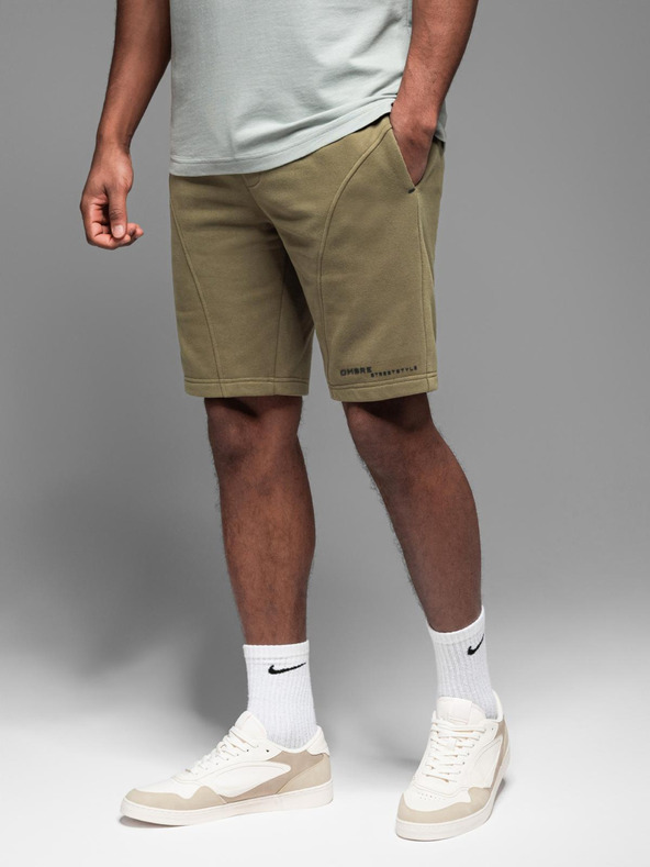 Ombre Clothing Muške kratke trenirka hlače s printom Ombre Clothing