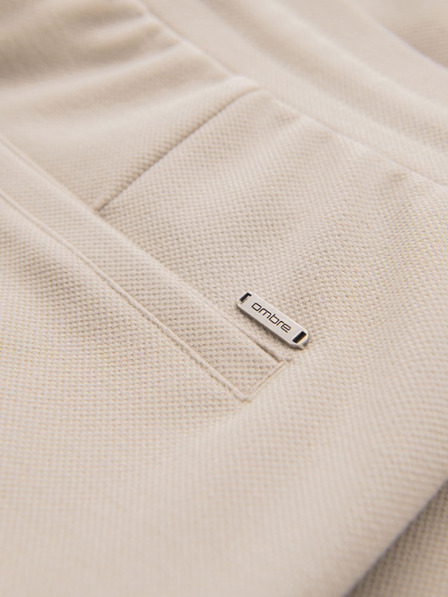 Ombre Clothing Muške pletene kratke hlače s preklopljenim nogavicama Ombre Clothing