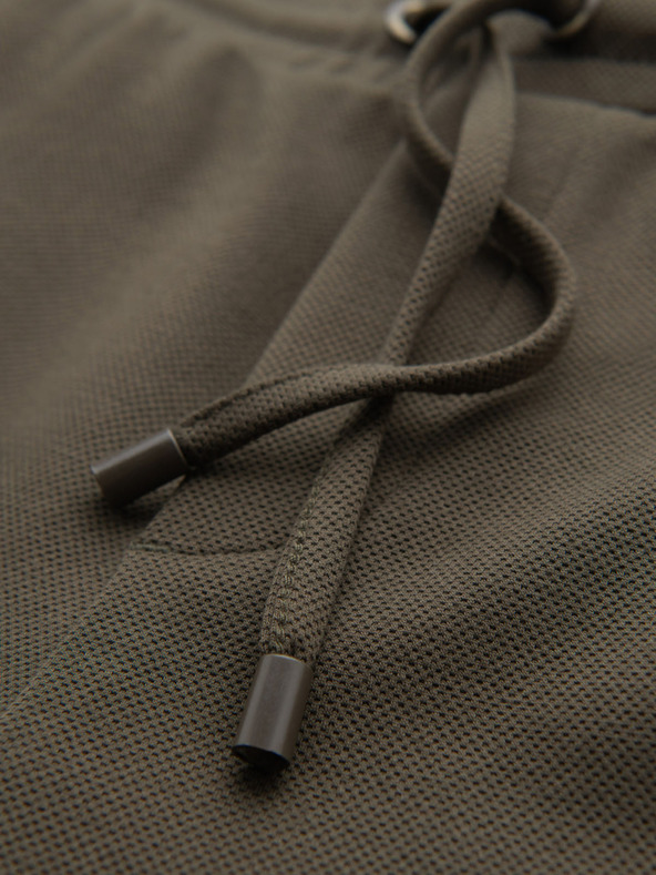 Ombre Clothing Muške pletene kratke hlače s preklopljenim nogavicama Ombre Clothing