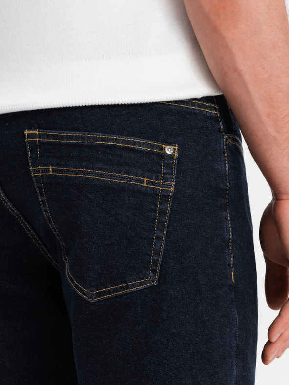 Ombre Clothing Muške traper kratke hlače s preklopljenim nogavicama Ombre Clothing