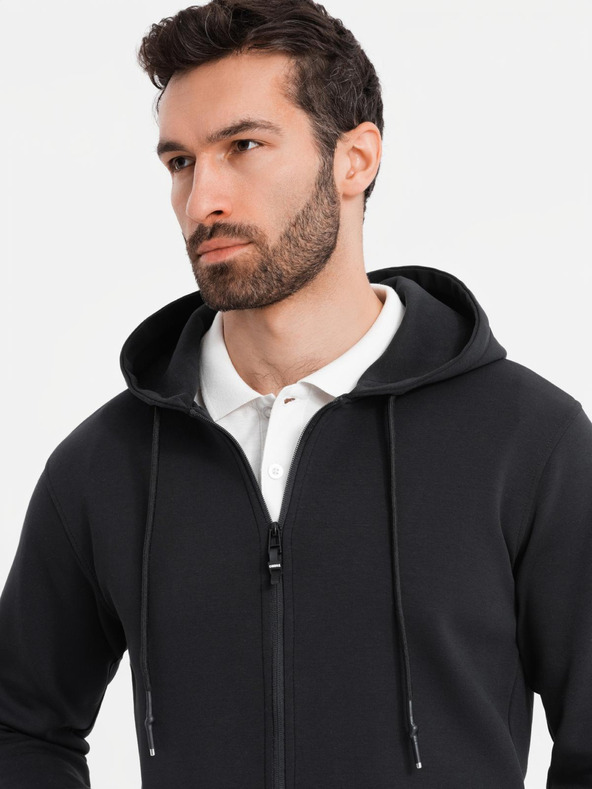 Ombre Clothing Dukserica s kapuljačom bez patent-zatvarača u streetwear stilu Ombre Clothing