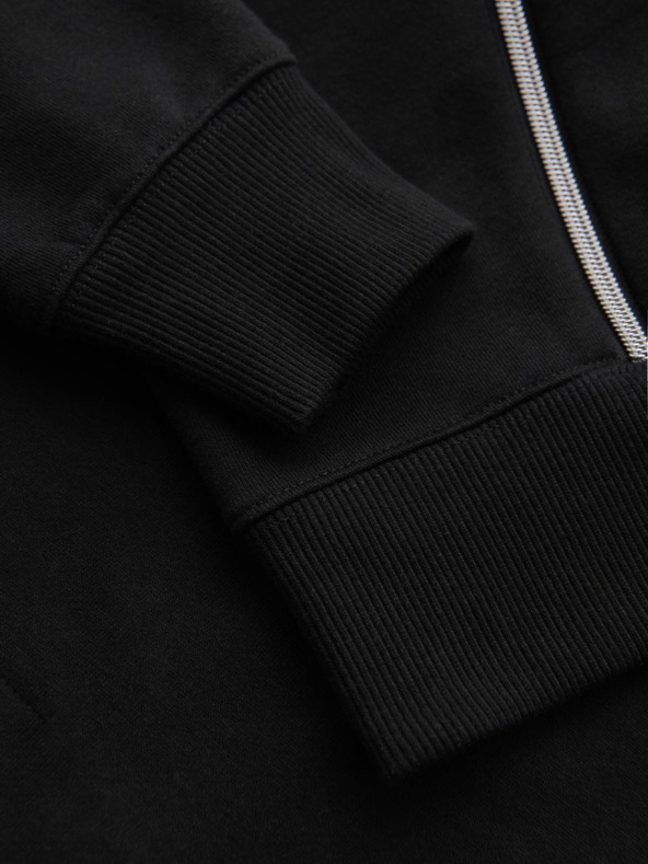 Ombre Clothing Oprana muška dukserica s dekorativnim šavom oko izreza Ombre Clothing