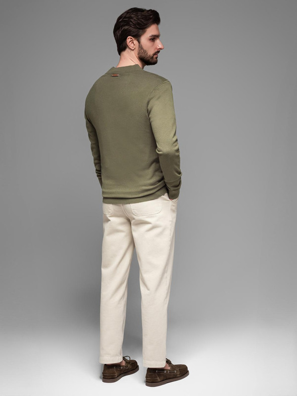 Ombre Clothing Muški pleteni džemper sa strukturiranim točkicama Ombre Clothing