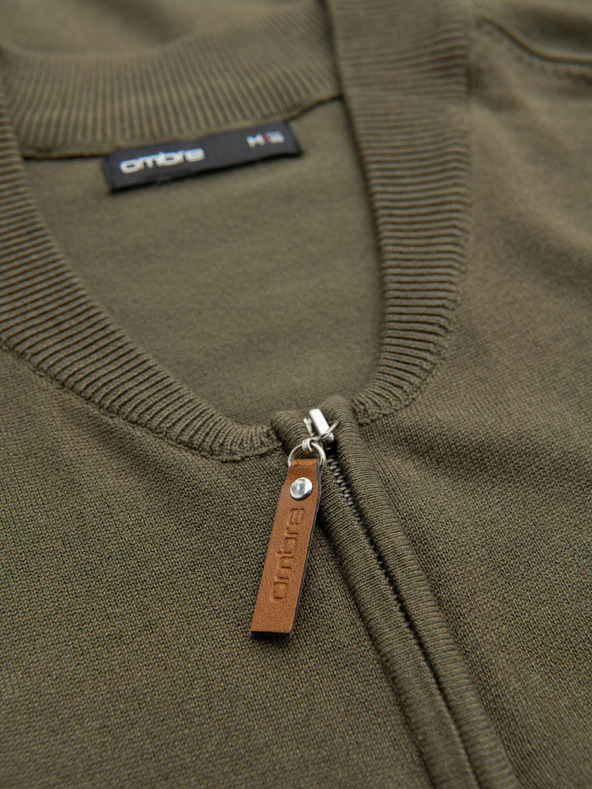 Ombre Clothing Muški pleteni džemper sa strukturiranim točkicama Ombre Clothing