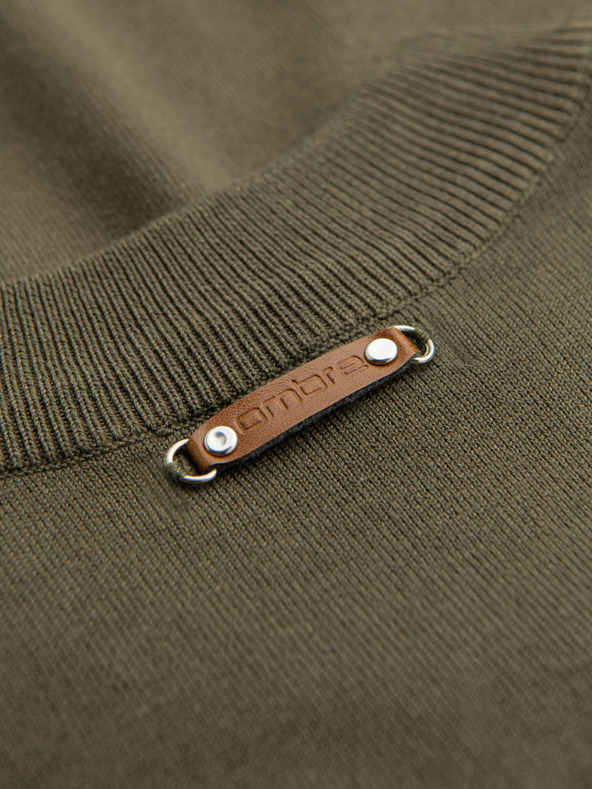 Ombre Clothing Muški pleteni džemper sa strukturiranim točkicama Ombre Clothing