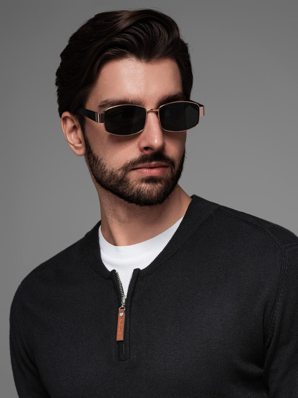 Ombre Clothing Muški pleteni džemper sa strukturiranim točkicama Ombre Clothing