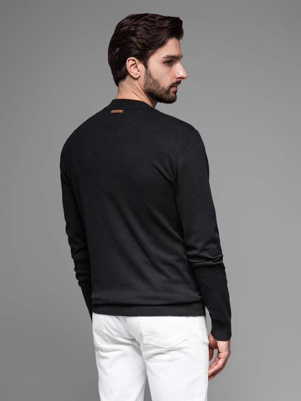 Ombre Clothing Muški pleteni džemper sa strukturiranim točkicama Ombre Clothing