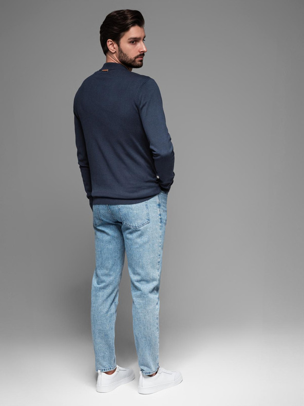 Ombre Clothing Muški pleteni džemper sa strukturiranim točkicama Ombre Clothing