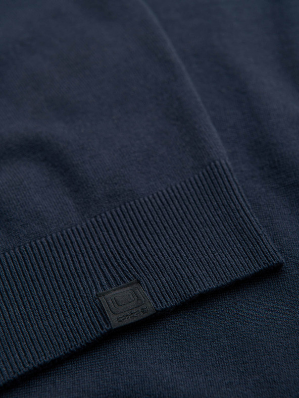 Ombre Clothing Muški pleteni džemper sa strukturiranim točkicama Ombre Clothing