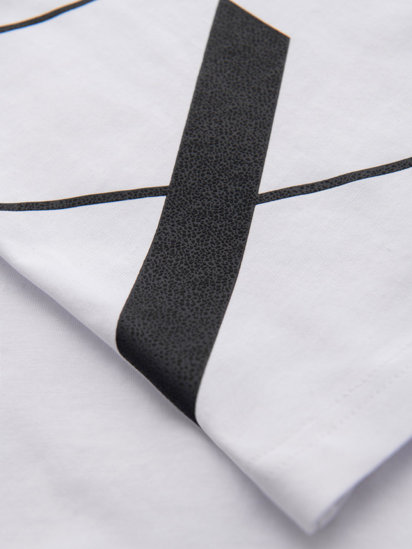 Ombre Clothing Muška majica od pamučnog džersija s velikim natpisom sa strane Ombre Clothing