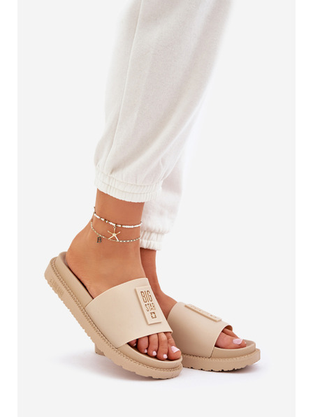 BIG STAR SHOES Ženske papuče Big Star – bež Veličina: