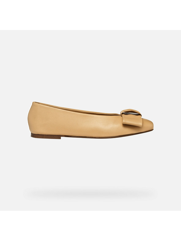 Geox Svijetlo smeđe ženske balerinke Geox Ballystar