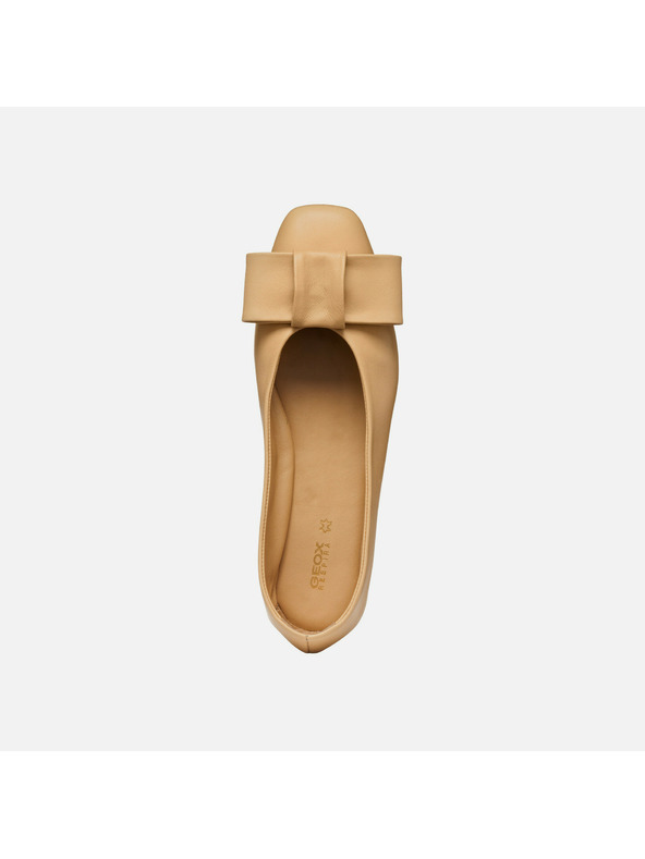 Geox Svijetlo smeđe ženske balerinke Geox Ballystar