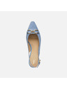 Geox Svjetloplavo modre ženske balerinke Geox Giselda 15