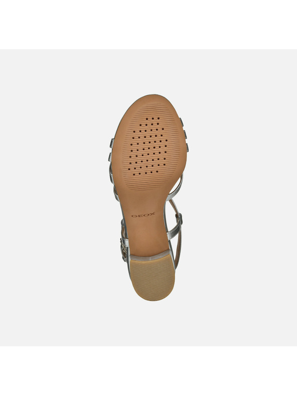 Geox Srebrne ženske sandale Geox Virnilisa 65 S