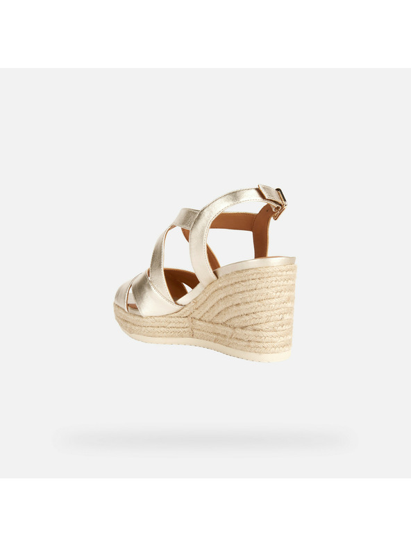 Geox Zlatne ženske sandale Geox Ponza