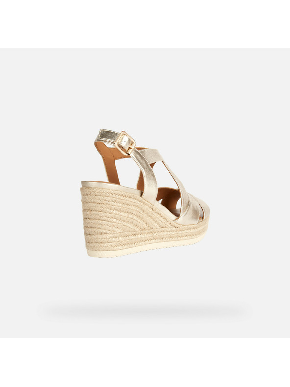 Geox Zlatne ženske sandale Geox Ponza