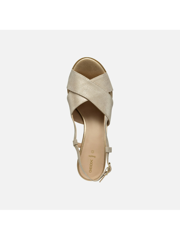 Geox Zlatne ženske sandale Geox Aurely 50