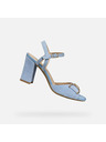 Geox Svjetloplavo modre ženske sandale Geox New Eraklia 80