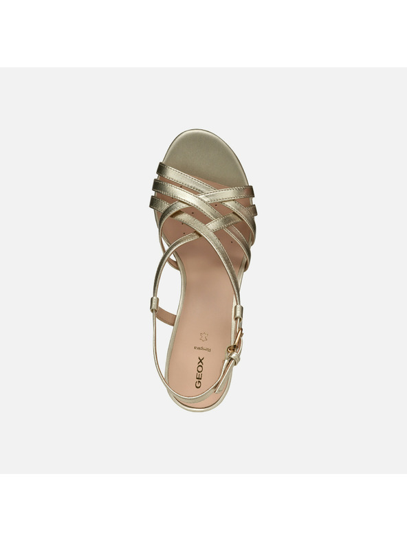 Geox Zlatne ženske sandale Geox Virnilisa 65 S