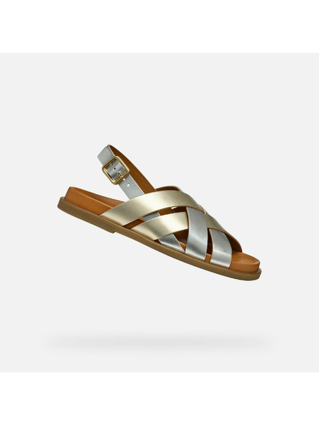 Geox Zlatne ženske sandale Geox Adelash