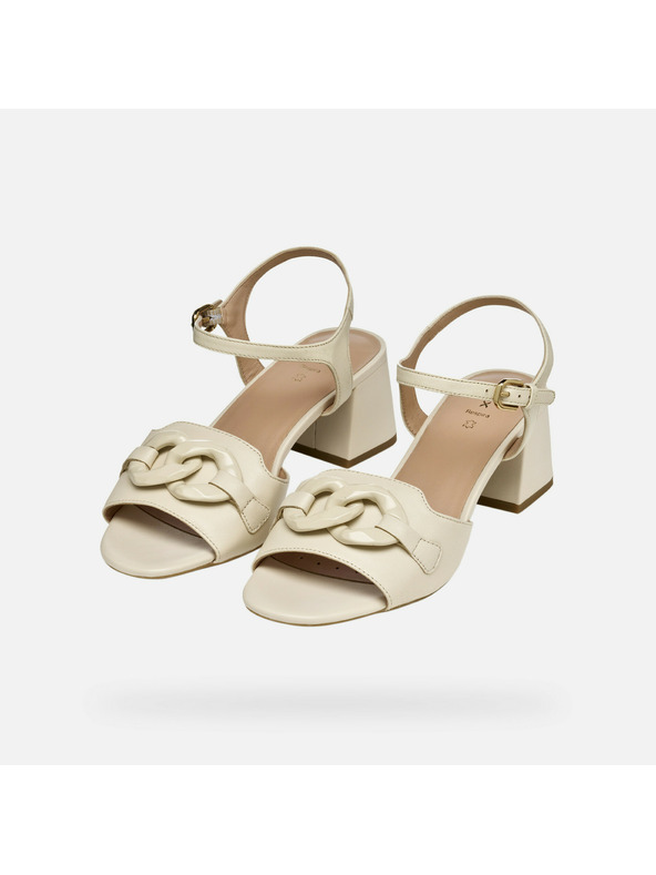 Geox Krem ženske sandale Geox New Eraklia 50 T